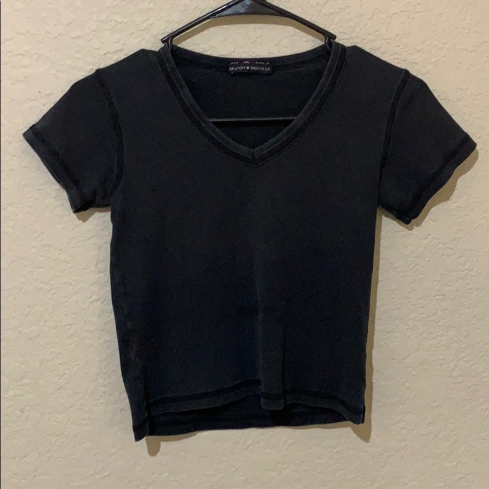Plain Black Brandy Tee